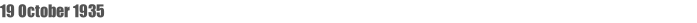 19 October 1935